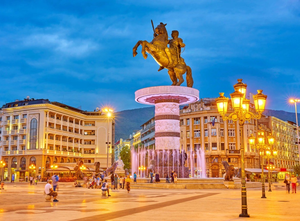 Macedonia Square, Skopje