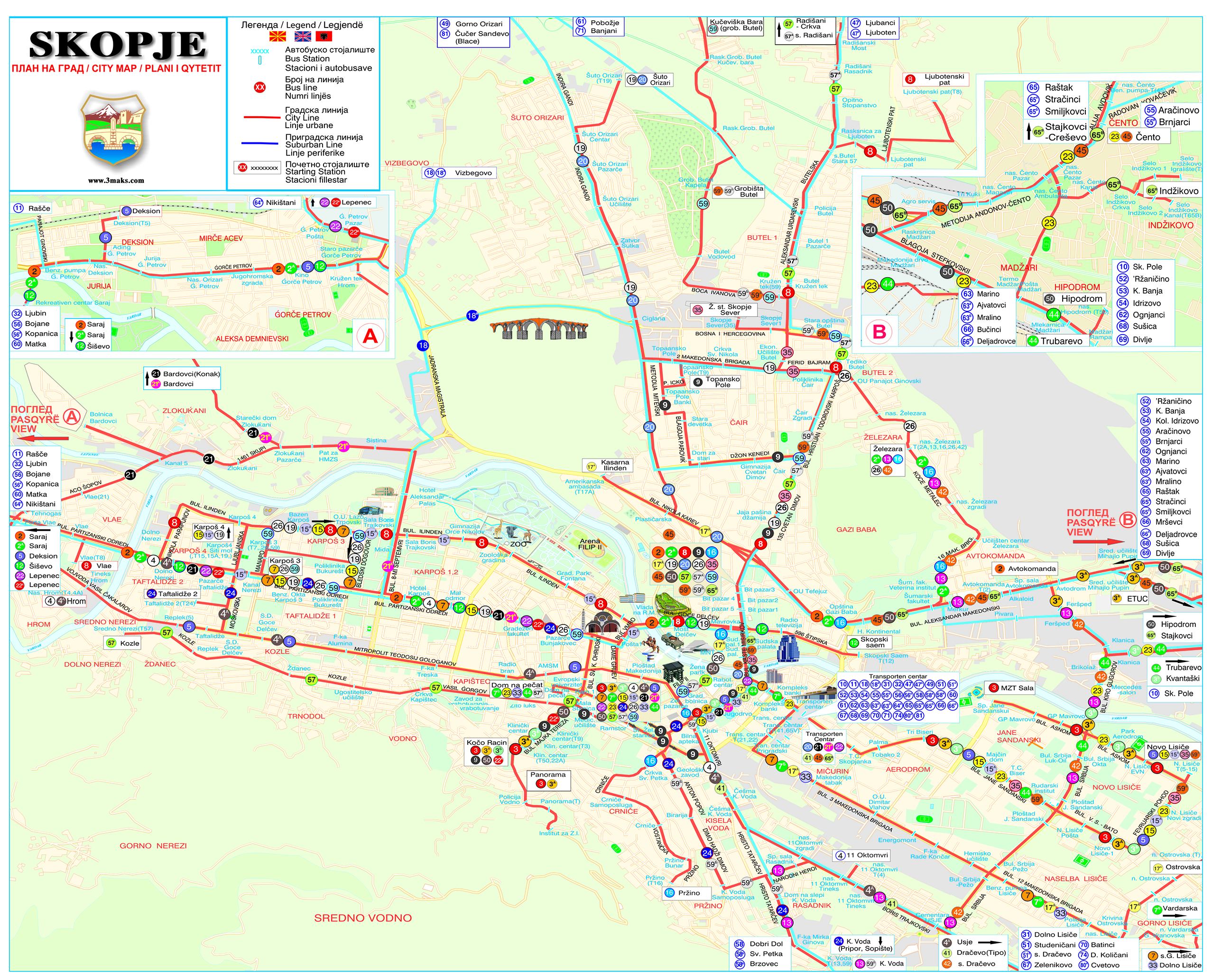 JSP SKOPJE MAP