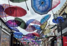 Colorful Umbrella Street