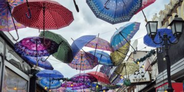 Colorful Umbrella Street