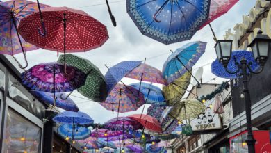Colorful Umbrella Street