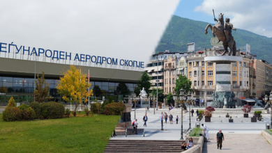 skopje airport to city center