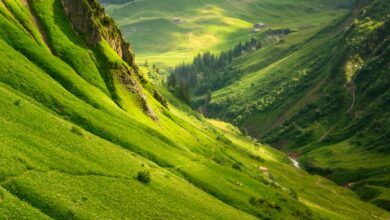 Green mountains near Tetovo