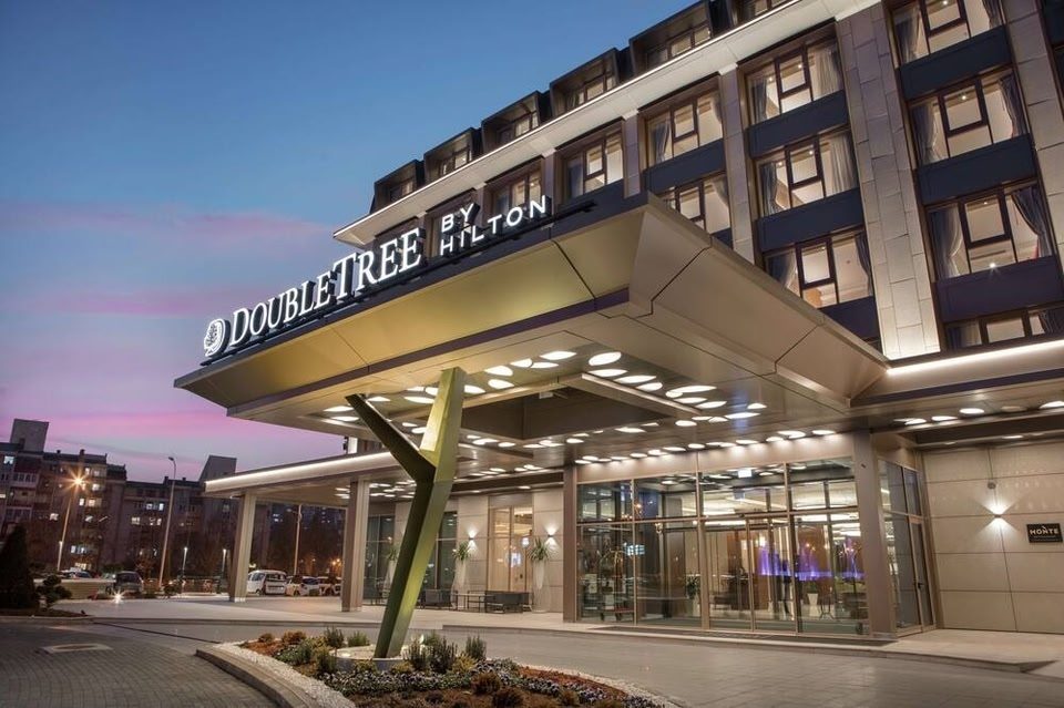 DoubleTree by Hilton hotel on the Vardar in Skopje