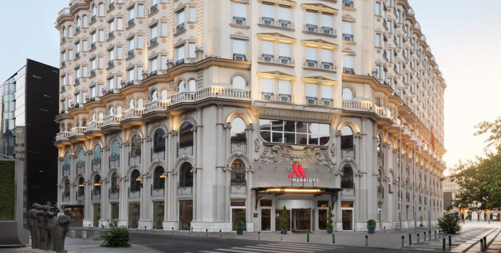 Skopje Marriott Hotel on Macedonia Square
