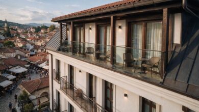 Boutique hotels in Skopje with rooms overlooking the Old Bazaar