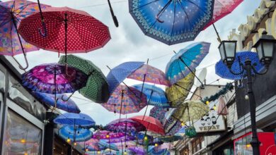 Colorful Umbrella Street