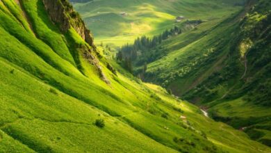 Green mountains near Tetovo