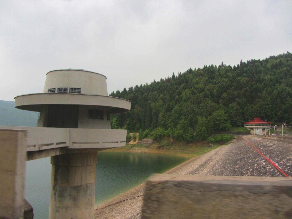 Lake Mavrovo in Mavrovo National Park