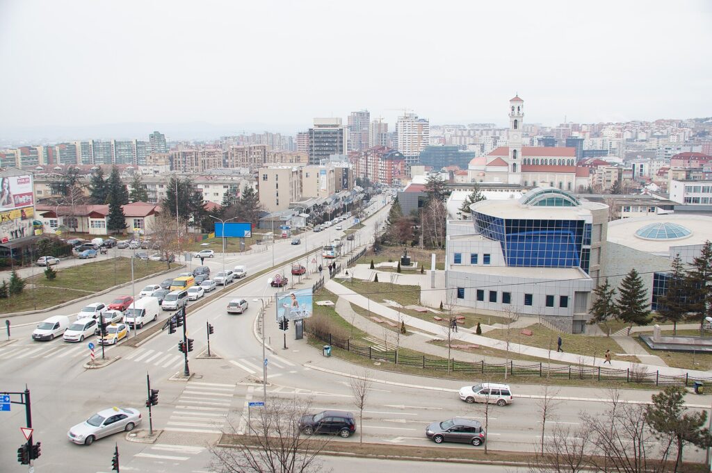 View over Pristina, Kosovo