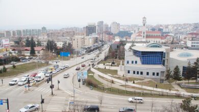 View over Pristina, Kosovo