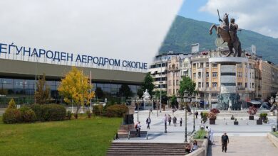 skopje airport to city center