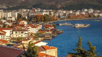 Panorama of Ohrid and Lake Ohrid